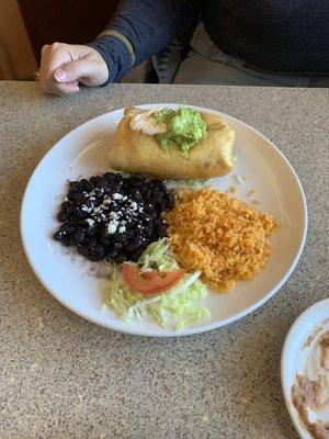 Chimichanga plate