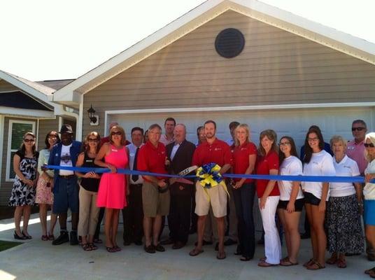 Ribbon cutting in Sutton Place community in Perry, GA!