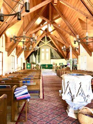 Inside the sanctuary