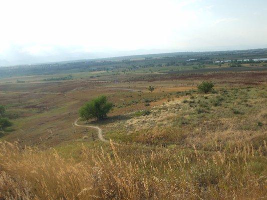 open space walking trail