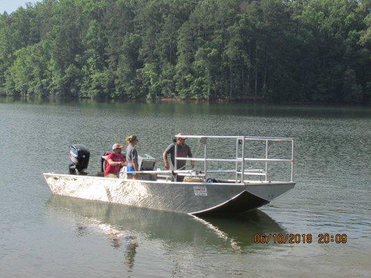 Clemson University Electrofishing Boat