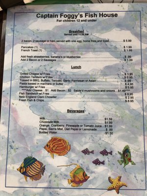 Children's Menu