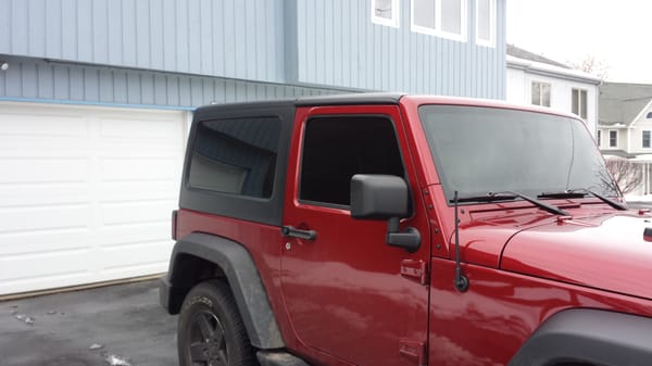 My Jeep an hour after leaving sunlimited.Looks great.