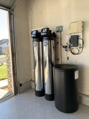 Whole house catalytic Carbon conditioner & water softener installed in Eastvale CA