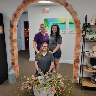 Meet our Massage Therapists, Cammie, Amanda and Melinda.