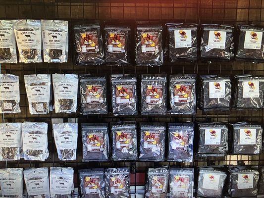 The Vast array of Jerky Selections...