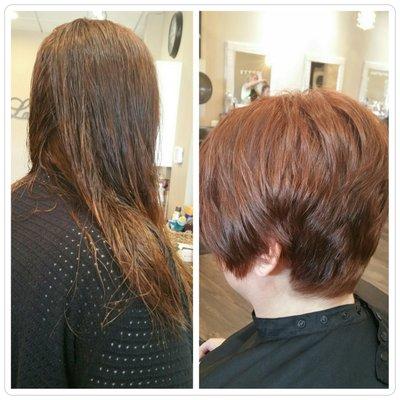 Mage change,love when clients say just do it Hair by Ellen