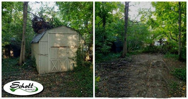 Shed & barn demolition, haul away and removal