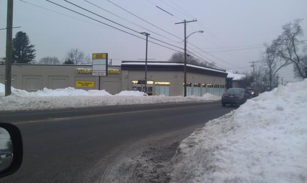 Store front from the road.