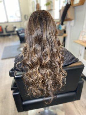 Warm Partial Balayage