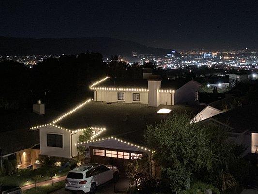 Holiday Lights in San Bruno, CA