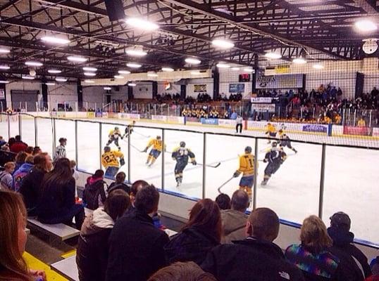 The Nelson Center is the home of the local NAHL Tier II hockey team, the Junior Blues.