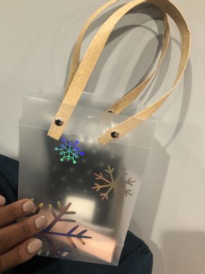 New Year Gift bag & powder gel nails