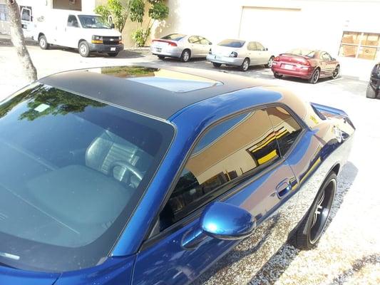 3M 1080 Matte Black roof wrap