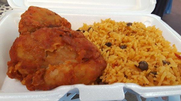 El Bori Chicken with rice & beans