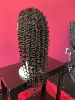 13x4 Lace Frontal Wigs Deep Wave