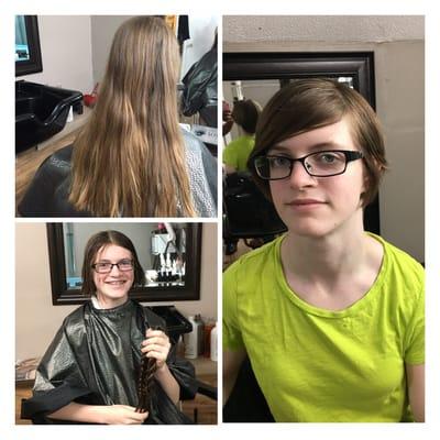 Locks of love donation