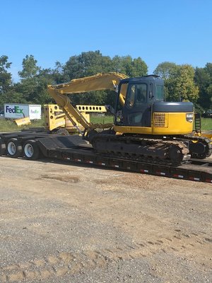 Heavy equipment for excavation and demolition.