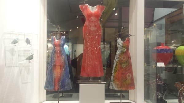 These three dresses made with glass are one of my top favorites. Amazing design and detail. Stunning works of art!