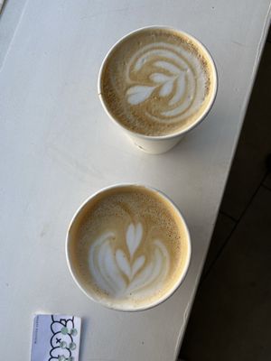 Cocada (bottom) and choco mentha (top)