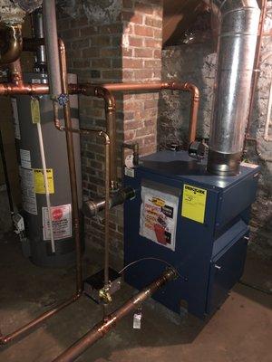 New steam boiler system!