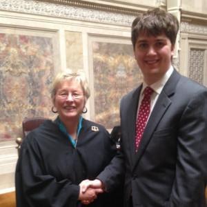 Attorney Kilkenny meeting Wisconsin Supreme Court Justice Bradley.