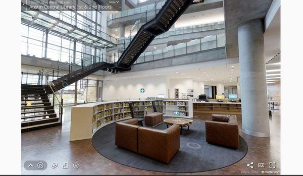 Austin Public Library 3D Virtual Tour