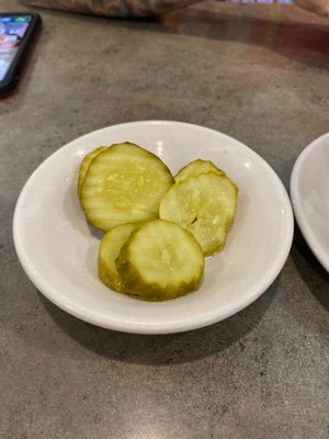 Pickles on the side