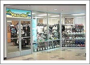 VolleyHut's retail store located in the Epic Volleyball Club.