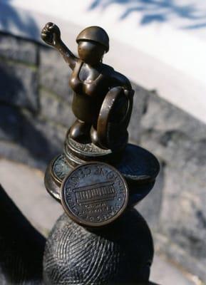 Tom Otterness; The Real World; 1992; bronze