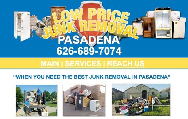 Low Price Junk Removal Pasadena