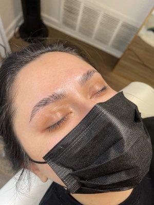 Brow shaping and lamination