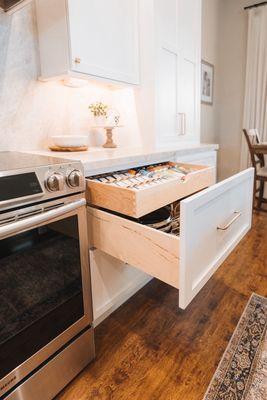 Drawers within drawers means optimal storage space