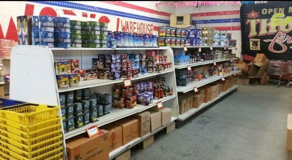 Large selection of the best fireworks