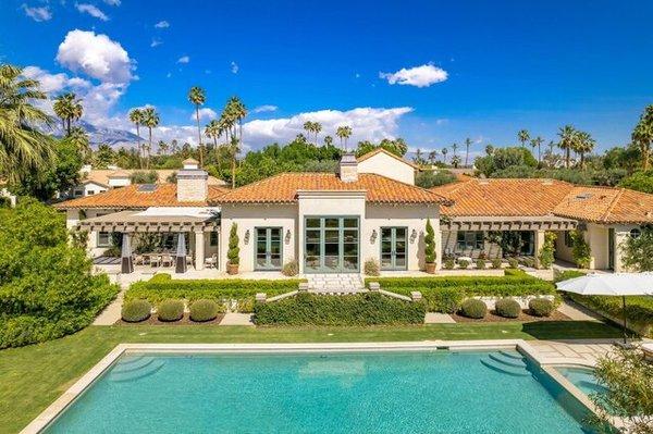 Wright Building full home view with pool