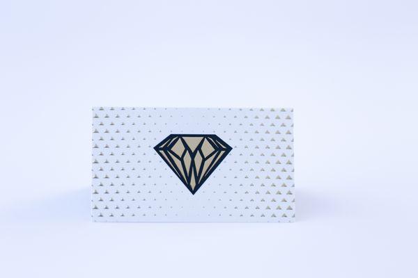 Silver Foil Business card