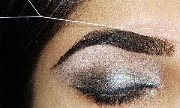 Eyebrows, threading