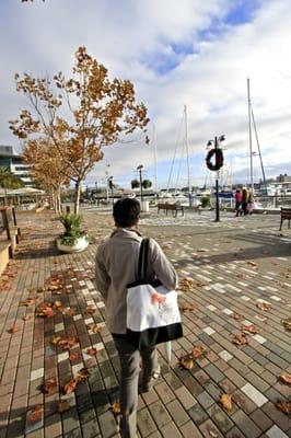 Co-Owner Geneva E. finishing up a tour at Jack London Square