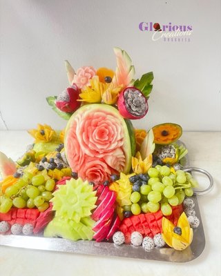 Fruit arrangement for Wedding at the Metropolitan ballroom in Brooklyn