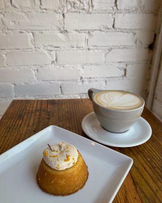 Rosemary Honey Latte, Olive Oil Cake