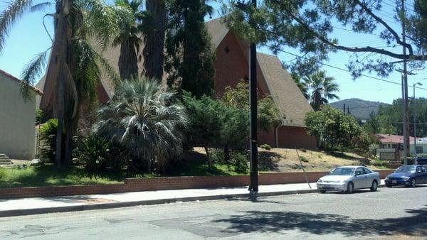 View of church from Mount Gleason St.