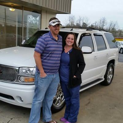 Congratulations to Joshua Wolfe, and Misty Ruff on the purchase of your 2005 Yukon Denali!!...