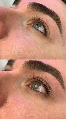 Before & After lash lift