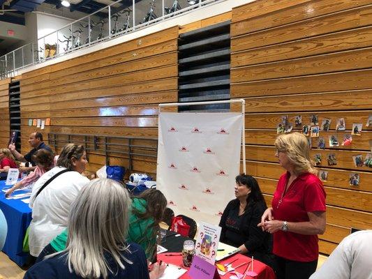 Dina Velez and Carol Smith on the Senior Health Fair 2019