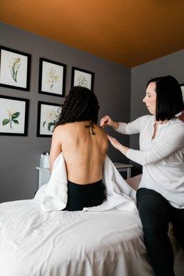 Practitioner in Treatment Room