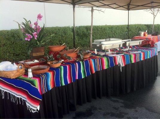 Taco bar for your next event