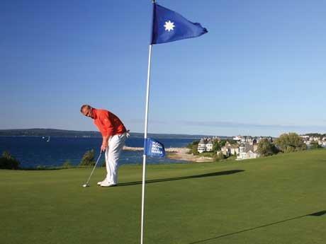 Golfers of all abilities love hitting the links in the Petoskey Area.