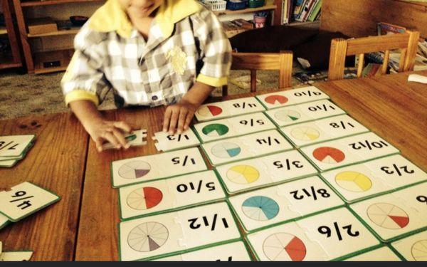 Advanced learning Mathematics at Montessori Home