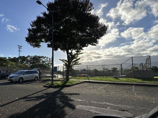 Entrance of skate park