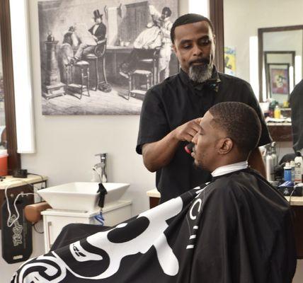 Inside of the shop. Come check us out for all of your grooming needs.